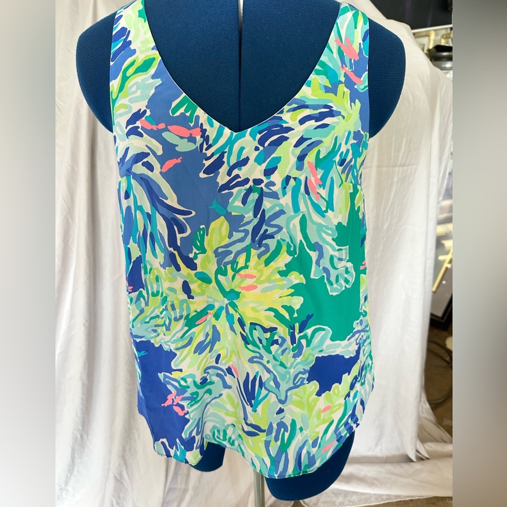 Lilly Pulitzer Multicolor Short Sleeve Top
